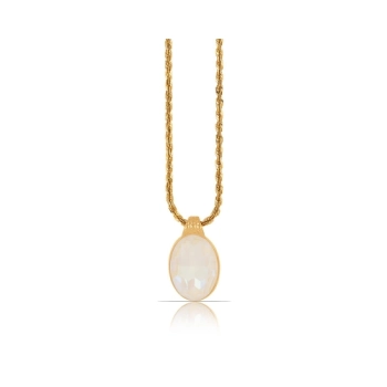 Naszyjnik White Opal elegancki z kolekcji Primero
