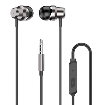 Słuchawki dokanałowe Dudao X10PRO przewodowe 3,5mm mini jack - czarne