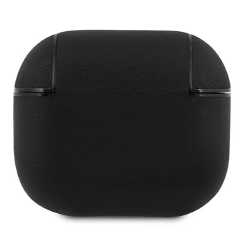 BMW BMA3SSLBK AirPods 3 coverczarny/black Geniune Leather Silver Logo