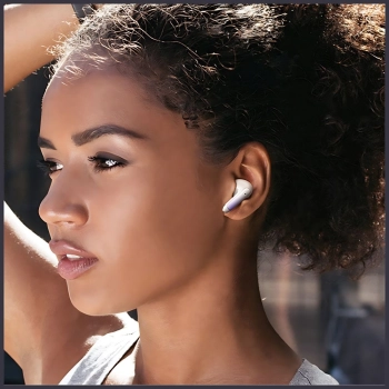 USAMS Słuchawki Bluetooth 5.3 TWS X-donseries ENC bezprzewodowe biały/white BHUENCXD02 (US-XD19)