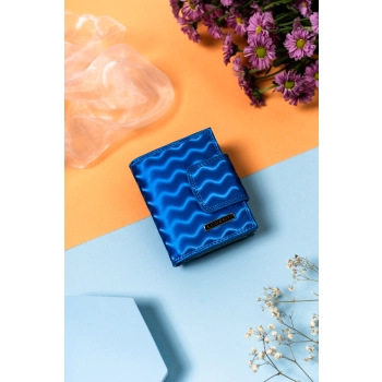 Portfel damski skórzany z RFID Lorenti portfele na prezent modne wzory