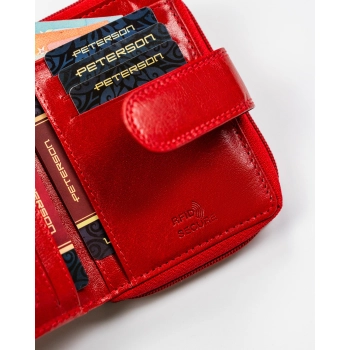 Elegancki portfel skórzany z systemem RFID - Peterson