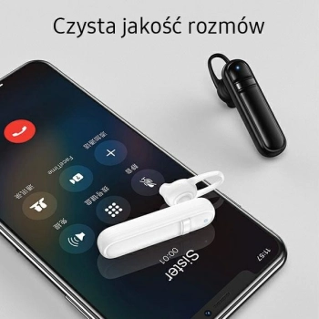 Beline słuchawka Bluetooth LM01 biała/white