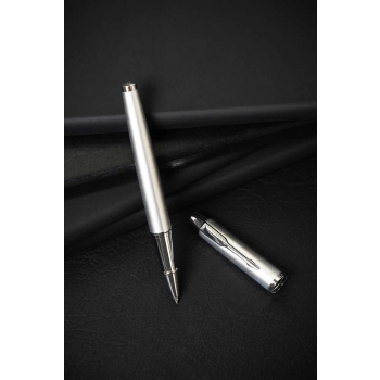 Elegancki długopis metalowy z czarnym wkładem PETERSON automatyczny
