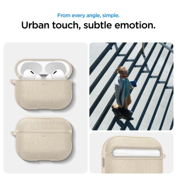 Etui Spigen Urban Fit na AirPods 3 - beżow