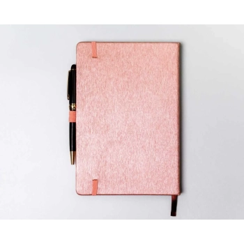 Notes organizer notatnik planer z gumką elegancki A5 w linie Peterson