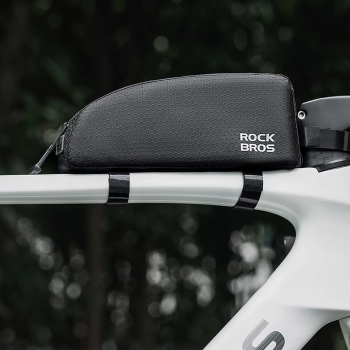 Torba rowerowa Rockbros na ramę na rurę górną 0,9l - czarna