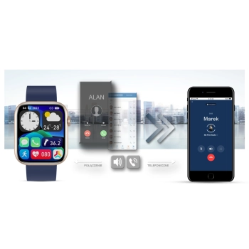 Smartwatch Damski Gravity Elegancki Zegarek Dotykowy