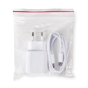Ładowarka sieciowa Samsung EP-TA200EWE USB-A 15W z kablem EP-DR140AWE USB-A - USB-C (OOB Bulk - opakowanie zastępcze) - biała