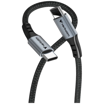 Kabel Verbatim Sync & Charge USB-C do    USB-C QC PD 60W 120cm czarny 31845