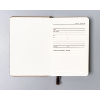 Notes notatnik planer A6 mały twarda oprawa w kropki journal Peterson