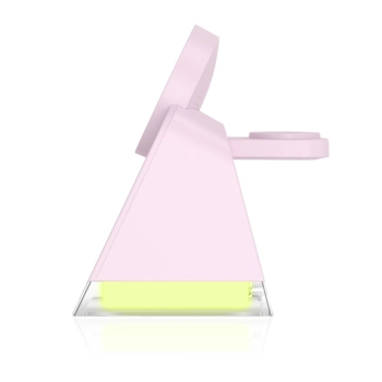 TECH-PROTECT QI15W-A43 3IN1 MAGNETIC MAGSAFE WIRELESS CHARGER BABY PINK