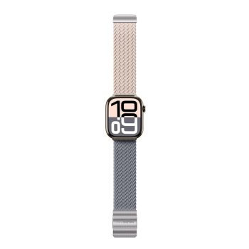 Zestaw 2 pasków AMAZINGTHING Blend Band do Apple Watch 42mm - różowo-szary / różowy