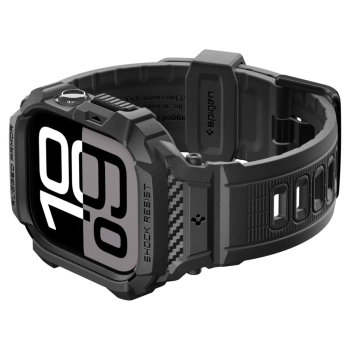 SPIGEN RUGGED ARMOR ”PRO” V2 APPLE WATCH 10 / 11 (42 MM) MATTE BLACK