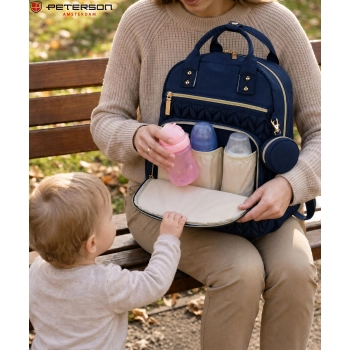 Plecak torba do wózka dla mamy wielofunkcyjny mommy bag Peterson