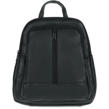 Plecak skórzany crossbody na jedno ramię Bellugio - czarny