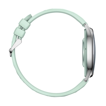 Smart Watch COLMI L28 (Srebrno-zielony + zielony pasek skórzany)