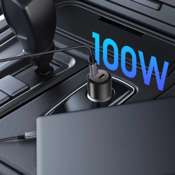 TECH-PROTECT CC03 2-PORT CAR CHARGER PD100W BLACK
