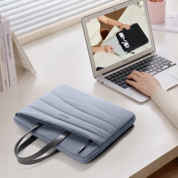 INNOSTYLE DAMSKA TORBA NA LAPTOPA 13 14 WODOODPORNA CARRYLITE SLIM SZARA