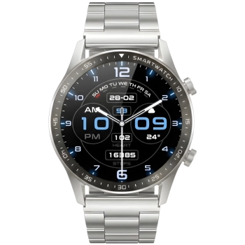 Smartwatch Gravity Srebrny Bransoleta + Pasek GT10-6