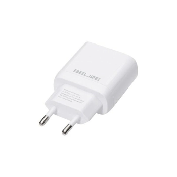 Beline Ład. siec. 1x USB-C 30W + kabelUSB-C biała /white PD 3.0  BLNCW30C GaN