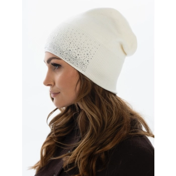 Czapka PTN HAT-01-7460 elegancka biała do noszenia zapach