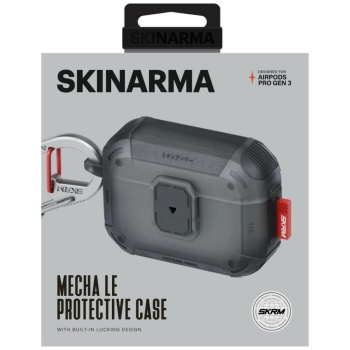 Etui Skinarma Mecha LE do AirPods Pro 3  dymny