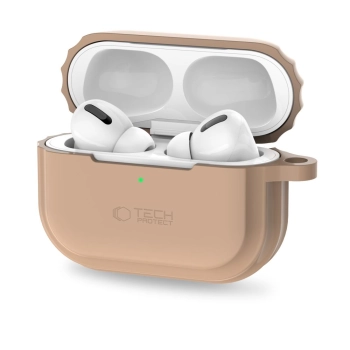 TECH-PROTECT SILICONE ROPE APPLE AIRPODS PRO 1 / 2 CAFFE LATTE