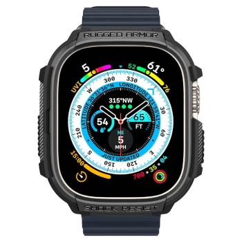 SPIGEN RUGGED ARMOR APPLE WATCH ULTRA 1 / 2 (49 MM) MATTE BLACK