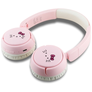 Słuchawki nauszne Hello Kitty Face Logo  Bluetooth różowy
