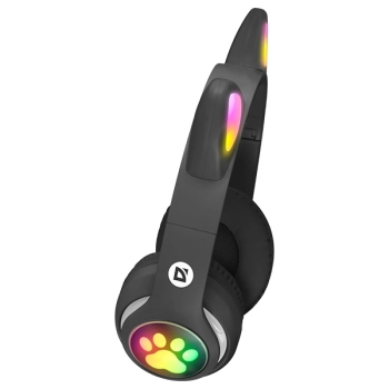 Defender słuchawki Bluetooth Freemotion B585 Led czarny/black (63586)