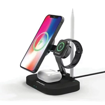 AWEI ład. indukcyjna 4w1 W2215W Fast Charging czarny/black