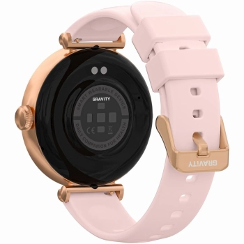 Smartwatch Gravity Różowe Złoto-srebrny Różowy 2 Paski GT26-4