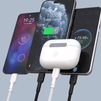 Kabel Dudao L9X 30W USB-C - Lightning 1m - czarny