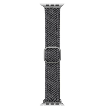 UNIQ pasek Aspen Apple Watch 40/38/41mmSeries 1/2/3/4/5/6/7/8/9/SE/SE2 Braided szary/granite grey
