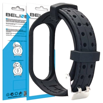 Beline pasek Mi Band 3/4 Smartczarny/black