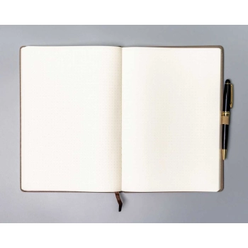 Notes notatnik B5 z gumką planer organizer w kropki zeszyt Peterson