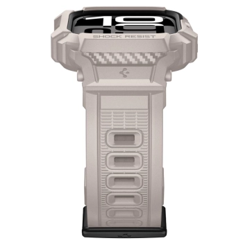 SPIGEN RUGGED ARMOR ”PRO” V2 APPLE WATCH 10 / 11 (42 MM) DUNE BEIGE
