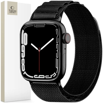 TECH-PROTECT NYLON PRO APPLE WATCH 6 / 7 / 8 / 9 / 10 / SE / ULTRA 1 / 2 (44 / 45 / 46 / 49 MM) BLACK