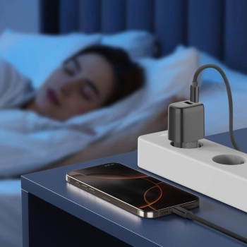 Ładowarka sieciowa Tech-Protect NCA20 PD 20W / QC3.0 USB-A / USB-C- czarna