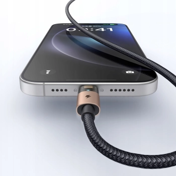 MCDODO KABEL USB SZYBKIE ŁADOWANIE DO IPHONE LIGHTNING PD 36W 1M LED ZŁOTY