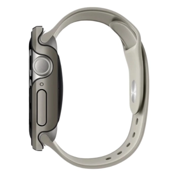 UNIQ etui Valencia Apple Watch Series    46mm srebrny/titanium silver