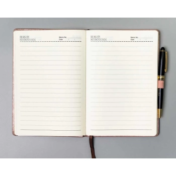 Notes organizer notatnik planer z gumką elegancki A5 w linie Peterson