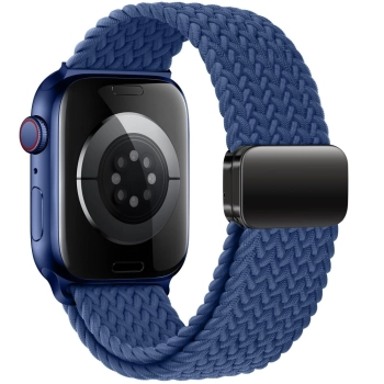 TECH-PROTECT NYLONMAG APPLE WATCH 6 / 7 / 8 / 9 / 10 / SE / ULTRA 1 / 2 (44 / 45 / 46 / 49 MM) MONTEGO BLUE