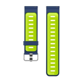 Beline pasek Watch 22mm Double ColorSilicone niebiesko-zielony blue/green box