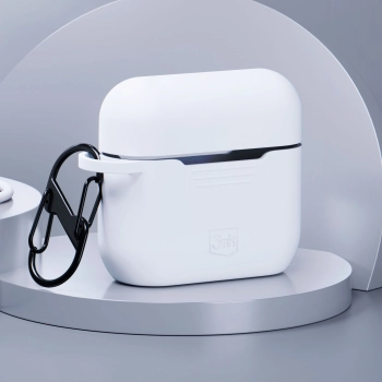 Apple AirPods Pro 3 - 3mk Silicone AirPods Case White