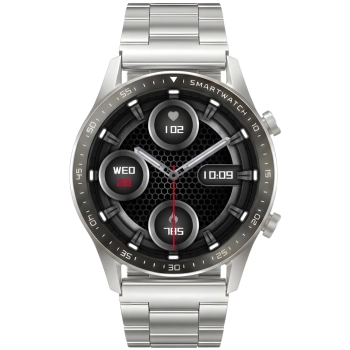 Smartwatch Gravity Srebrny Bransoleta + Pasek GT10-6