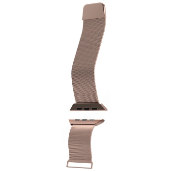 Pasek ze stali nierdzewnej Puro Milanese do Apple Watch 38 / 40 / 41 mm - różowy