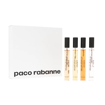 Zestaw Paco Rabanne Miniatures Collection: Lady Million Edp 10ml + Olympea Edp 10ml + Lady Million Fabulous Intense Edp 10ml + Olympea Blossom Edp 10m