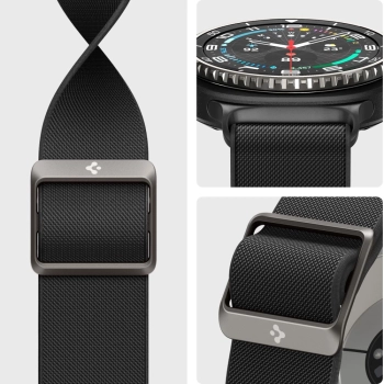 Pasek Spigen Fit Lite na Samsung Galaxy Watch 40 / 44 / 46 mm - czarny